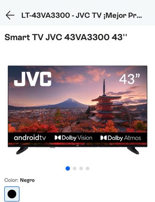 Televisor smart tv 43 “Nuevo sin usar .