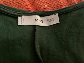 Vestido Mango verde talla M