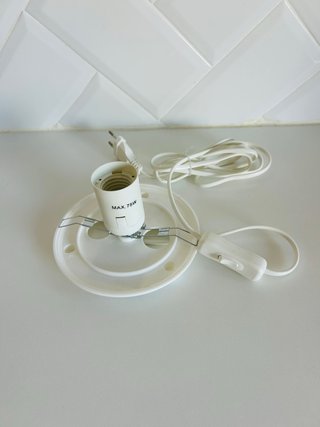 Base Lámpara IKEA FADO Blanca