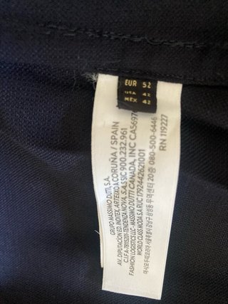 Traje máximo Dutty hombre azul marino, 99 % lana
