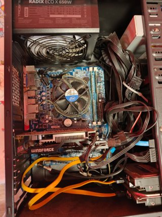 Torre PC NOX Negra/Roja