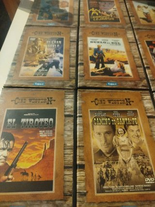 16 DVDs Películas del Oeste - Sin Abrir