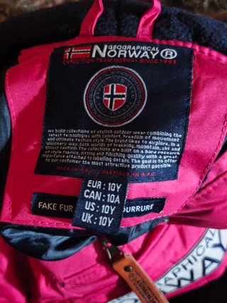 Abrigo Geographical Norway Rosa