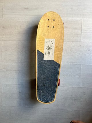 Skate Board Madera Ruedas Rojas