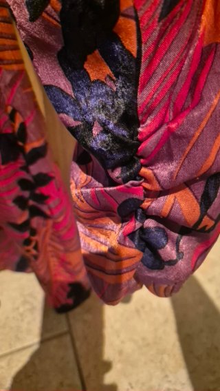 Vestido ZARA estampado floral XL