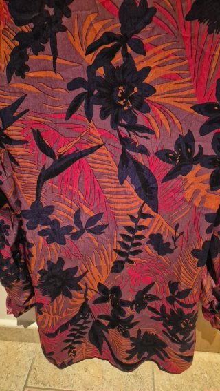 Vestido ZARA estampado floral XL