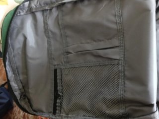 Mochila verde para portátil