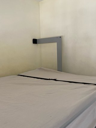 Letto A Castello Pieghevole in Metallo e Legno