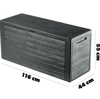 Casaria Baule da Giardino 280L Antracite