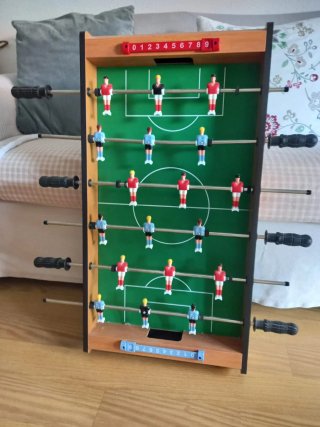 Futbolín de mesa