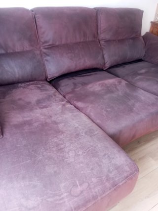 Sofá Chaise Longue color chocolate