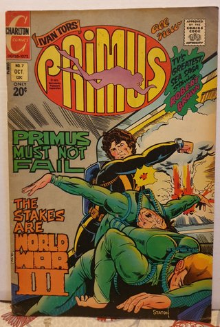 Primus #7 (Charlton Comics 10/1972) VG/FN