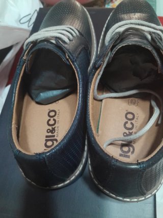 IGI&CO Scarpe Uomo Pelle Blu Scuro