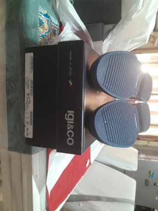 IGI&CO Scarpe Uomo Pelle Blu Scuro