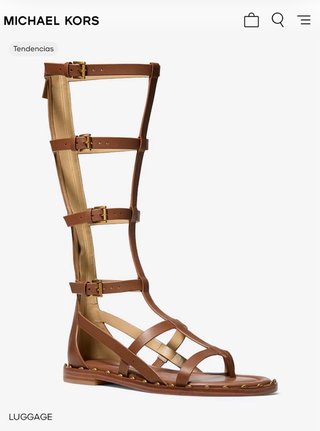 Sandalias gladiador Michael Kors marrones