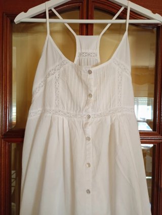 Vestido Woman Secret Blanco Talla L