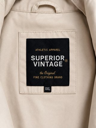 Chaqueta Militar Vintage XXL Beige