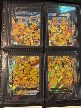 Pikachu V Union Cartas Pokémon Japonés