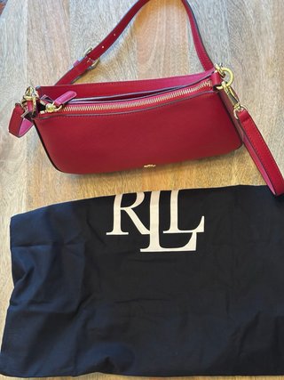 Borsa Polo Ralph Lauren rossa