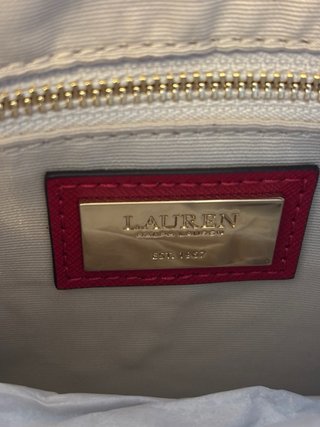 Borsa Polo Ralph Lauren rossa