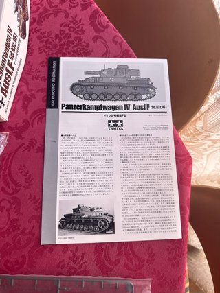 Maqueta Tamiya Panzer IV Ausf.F Sd.Kfz.161