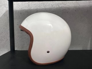 Casco Moto Lem Sport Blanco con Visera