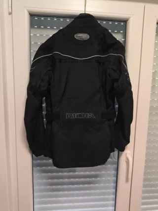 Chaqueta de moto Richa negra