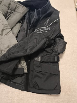 Chaqueta de moto Richa negra