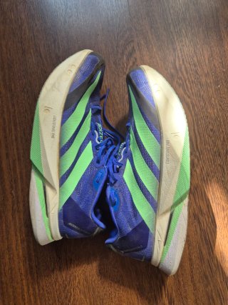 Zapatillas Adidas Running Azul/Verde Talla 45
