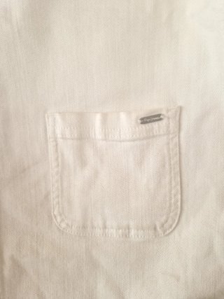 Mono falda vaquero blanco
