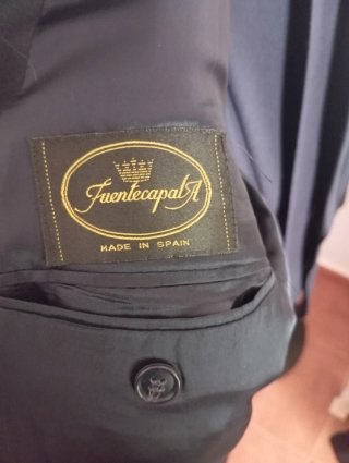 Traje Fuentecapala negro Talla 56
