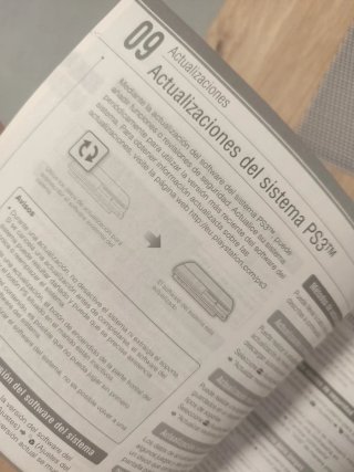 Manual PS3 Sony original español y portugués