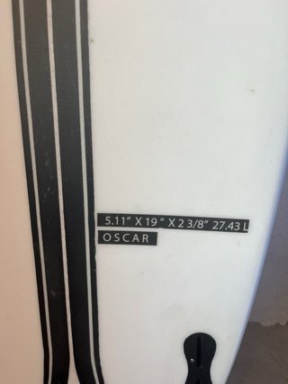 Tabla de surf blanca KT