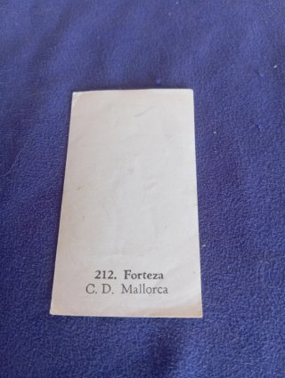 Cromo fútbol antiguo jugador