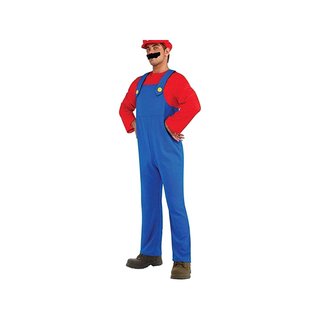Disfraz cosplay fontanero Super Brothers carnaval