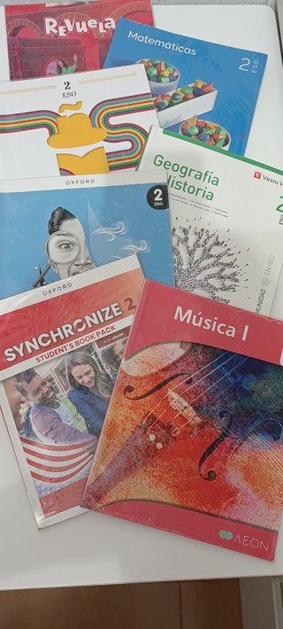 Libros 2°Eso , en buen estado.Ies el Empecinado