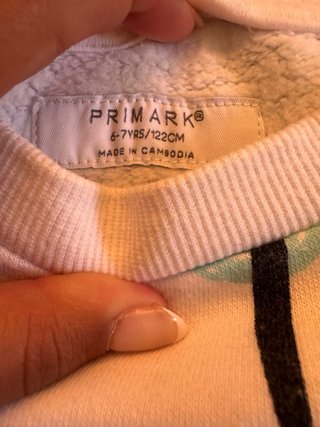 Sudadera Primark infantil estampada