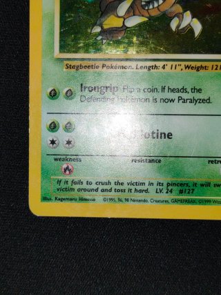 Pokémon Card Pinsir Holo 9/64 Jungle English