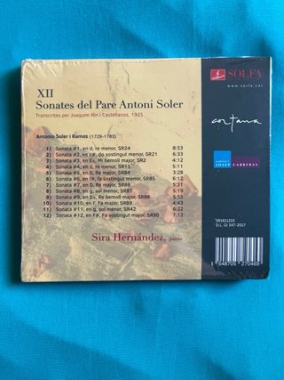 XII Sonates del Pare Antoni Soler