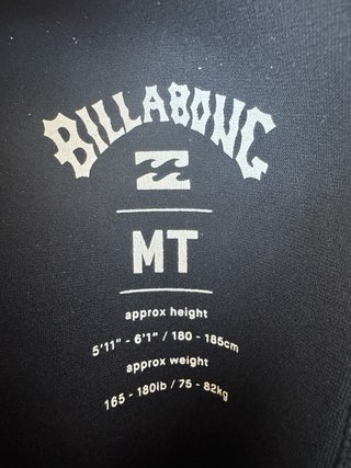Neopreno Billabong 3/2 Talla MT