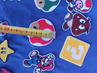 Lote Parches Super Mario Bros