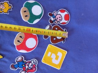 Lote Parches Super Mario Bros