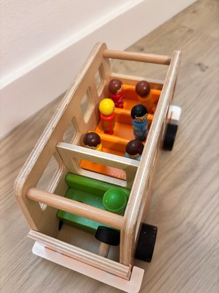 Furgoneta Hippie Madera VW T2 Juguete