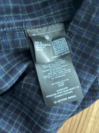 Camisa G-Star RAW cuadros Slim Fit