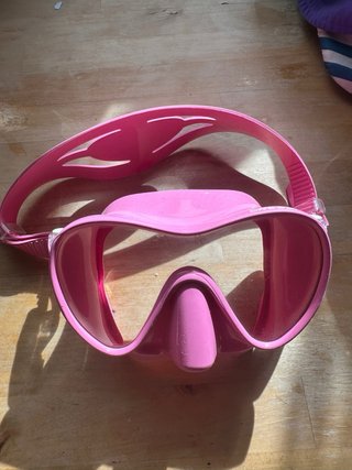 Máscara de buceo/snorkel rosa