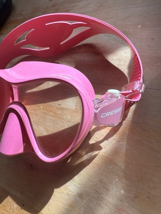 Máscara de buceo/snorkel rosa