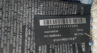 Bermuda vaquera caballero Zara,   Talla 38