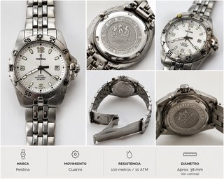 Reloj Festina de cuarzo en acero · 100 m / 10 ATM