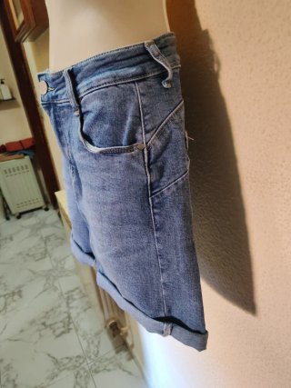 Shorts Vaqueros Mujer Azul
