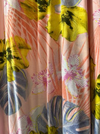 Vestido de Verão Estampado Floral Tamanho M